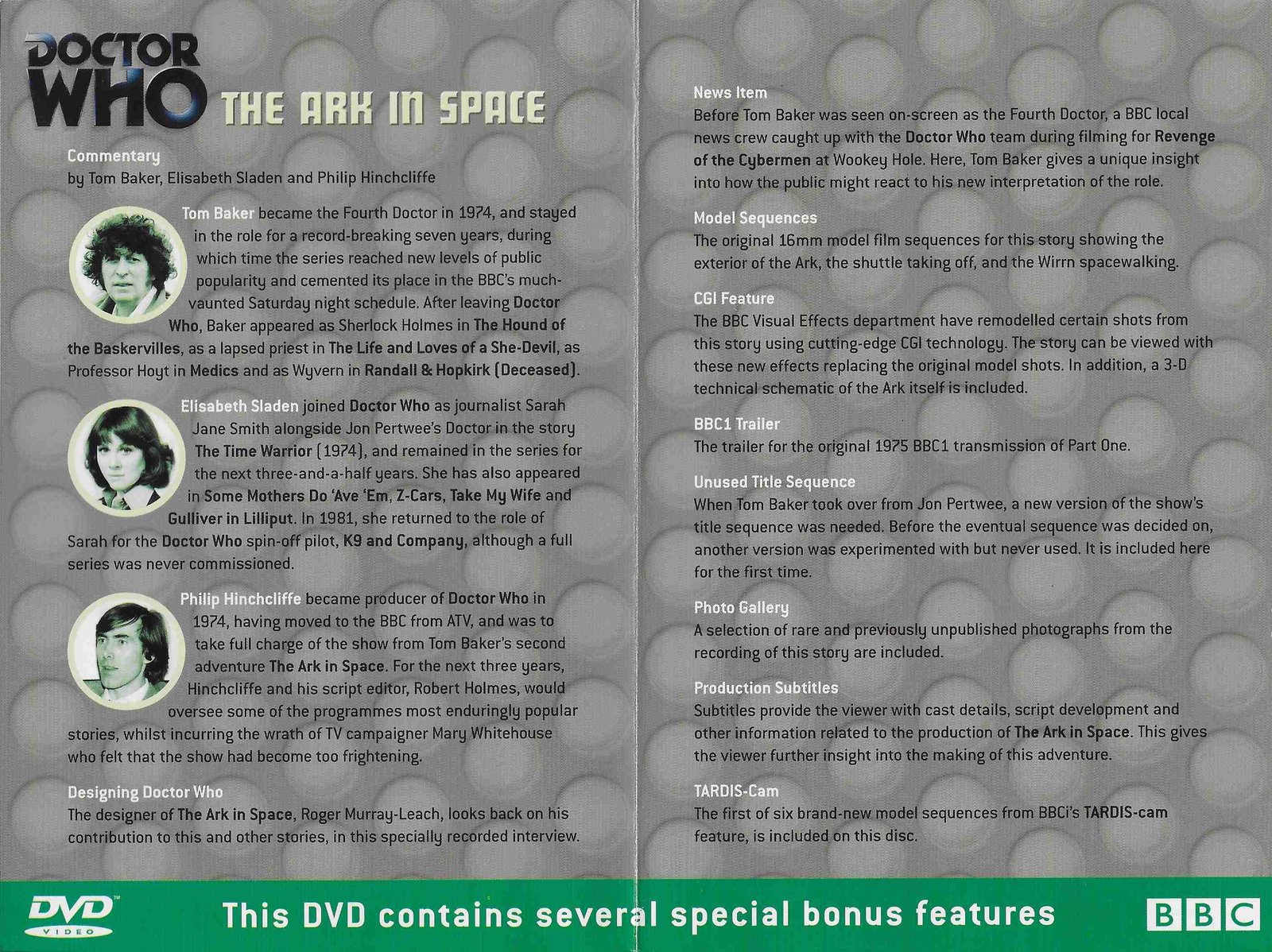 Inserts from BBCDVD 1097